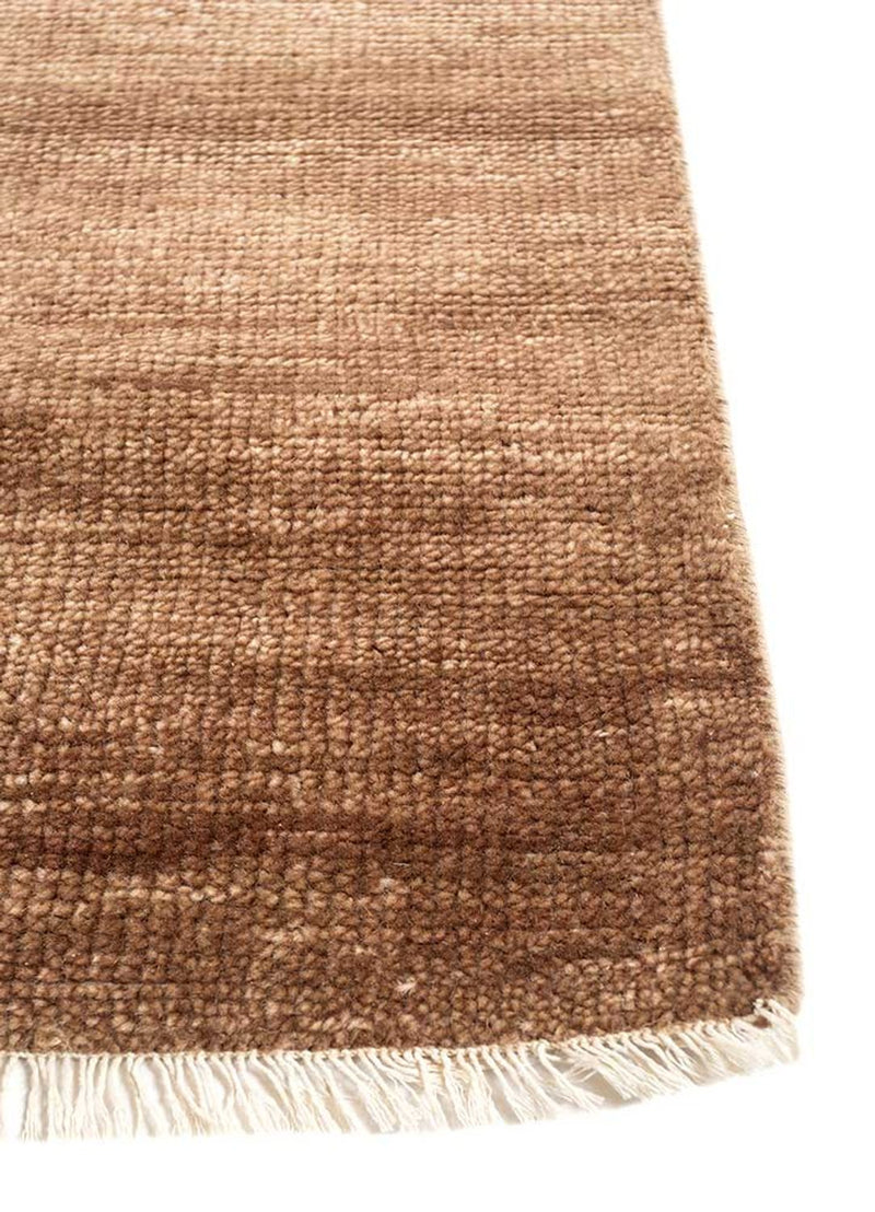 Wollteppich - 240 x 150 cm - braun