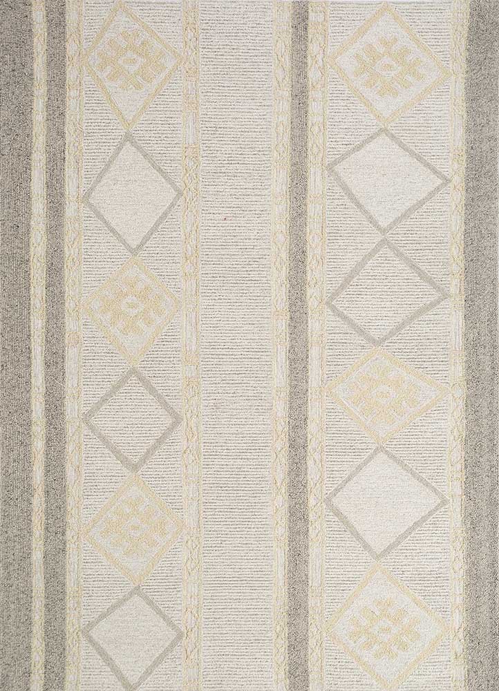 Wollteppich - 240 x 150 cm - creme