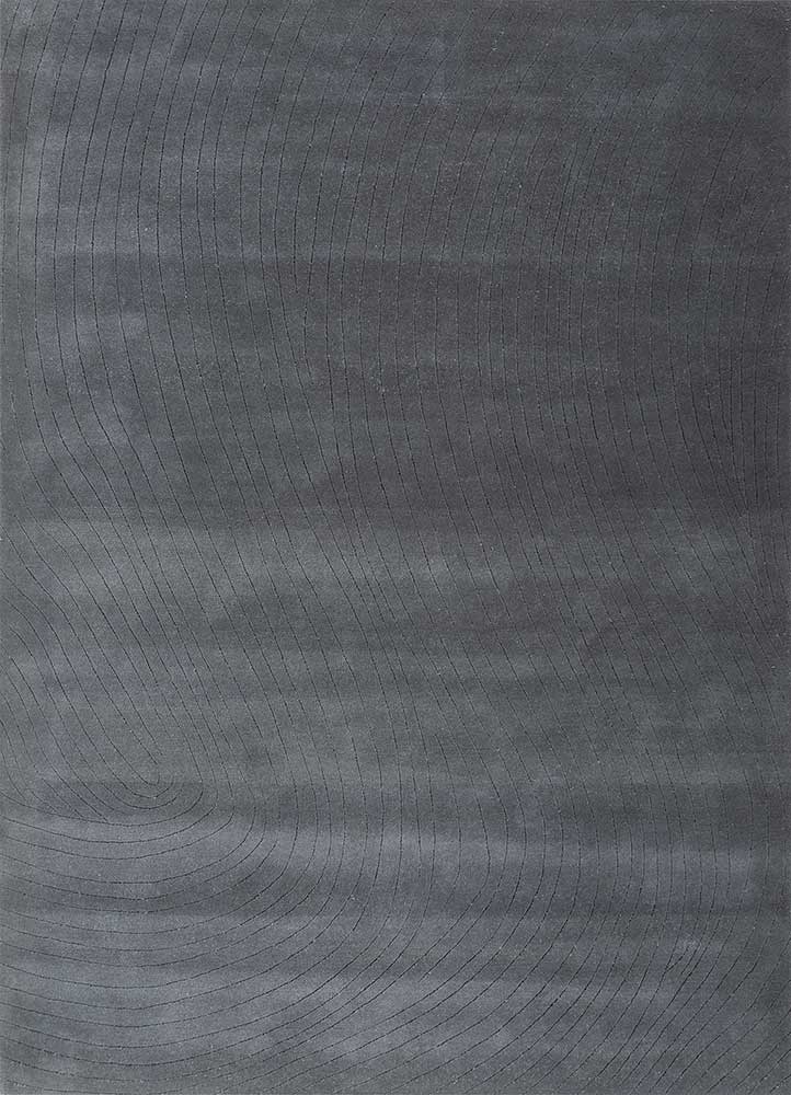 Wollteppich - 233 x 165 cm - dunkelgrau