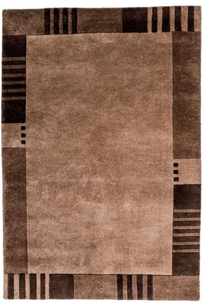 Nepal Teppich 177 x 120 cm - braun