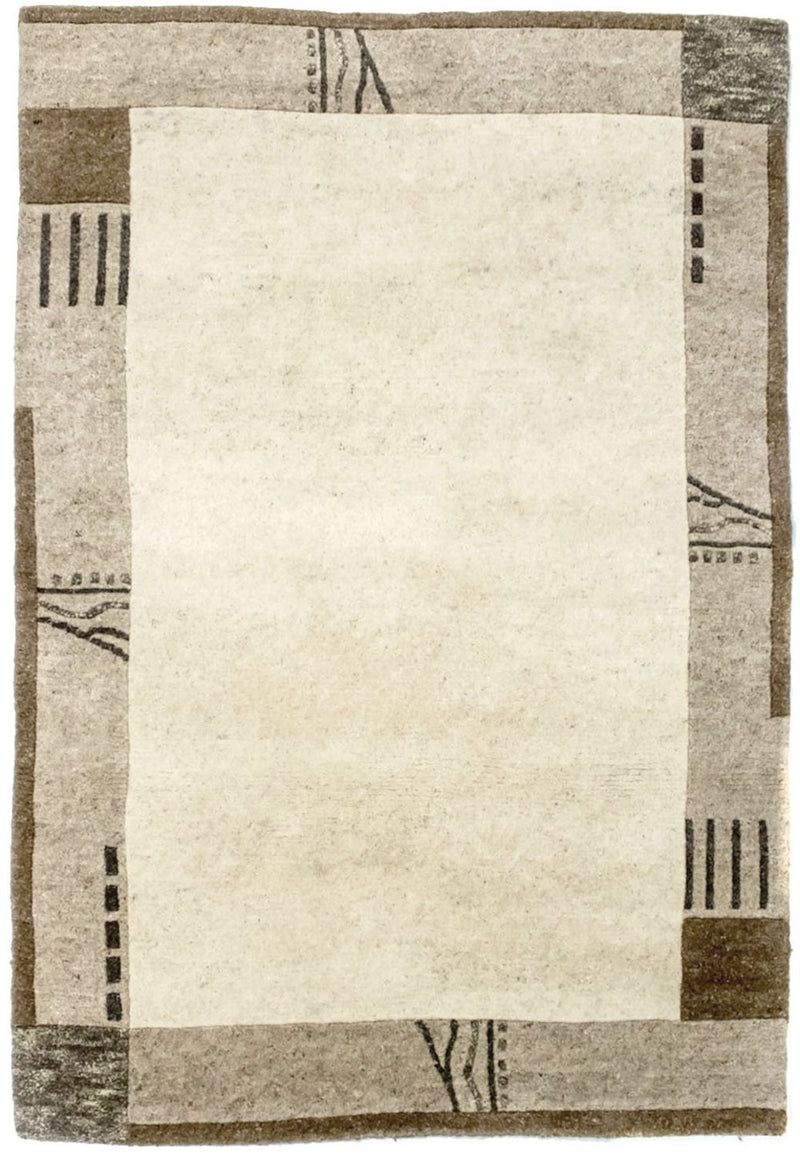 Nepal Teppich 174 x 122 cm - beige
