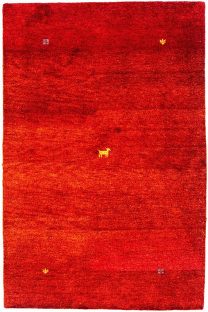 Gabbeh Teppich - Indus 176 x 118 cm - rot