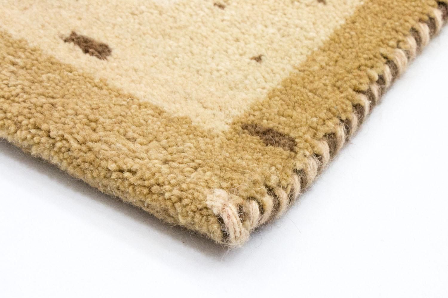 Gabbeh Teppich - Indus 136 x 72 cm - beige