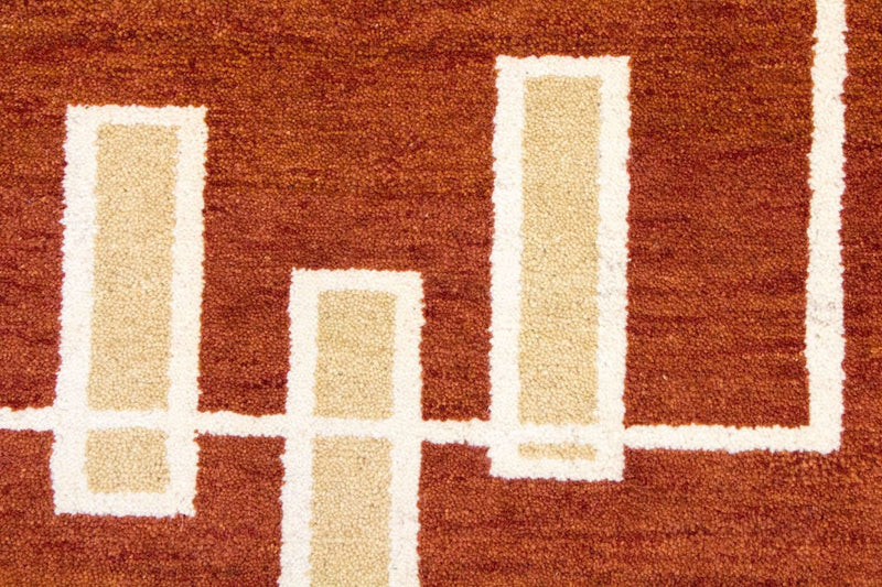 Gabbeh Teppich - Indus 140 x 70 cm - rost