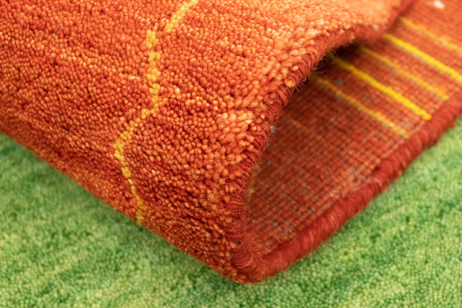 Gabbeh Teppich - Indus 180 x 120 cm - grün