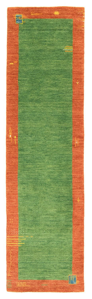 Gabbeh Teppich - Indus 200 x 80 cm - grün