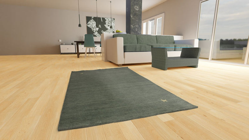 Gabbeh Teppich - Indus 300 x 250 cm - grau