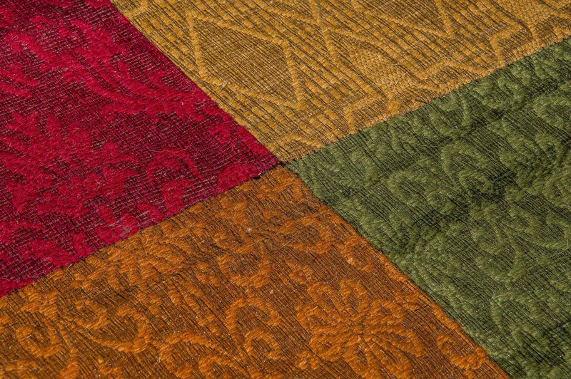 Patchwork Teppich 340 x 240 cm Wohnzimmer Teppich