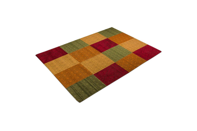 Patchwork Teppich 340 x 240 cm Wohnzimmer Teppich