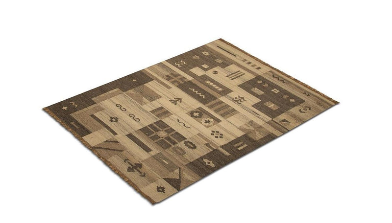 Kelim Teppich - Trendy 200 x 140 cm - natur