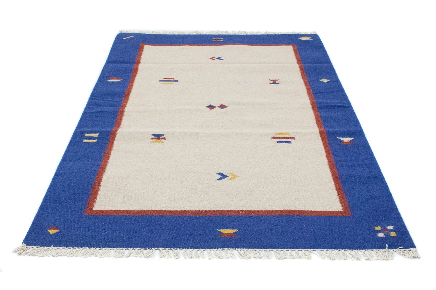 Kelim Teppich - Trendy 180 x 120 cm - beige