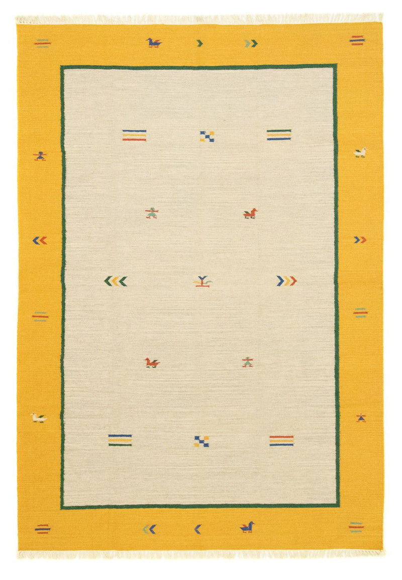 Kelim Teppich - Trendy 300 x 200 cm - beige