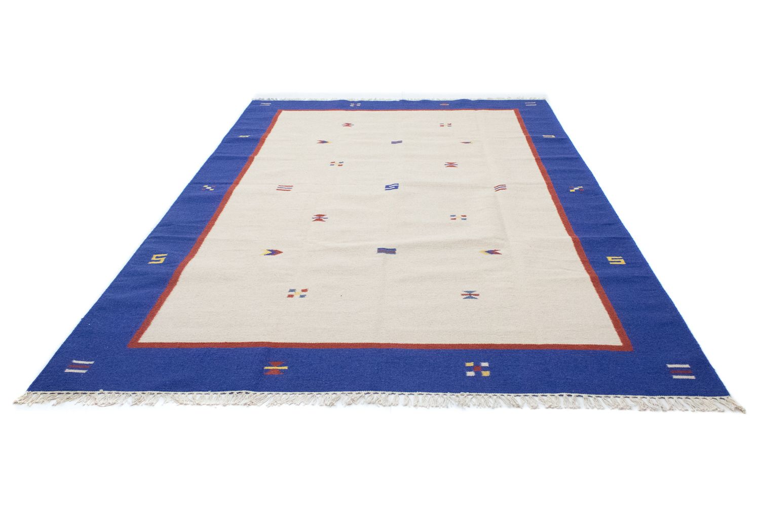 Kelim Teppich - Trendy 300 x 200 cm - beige