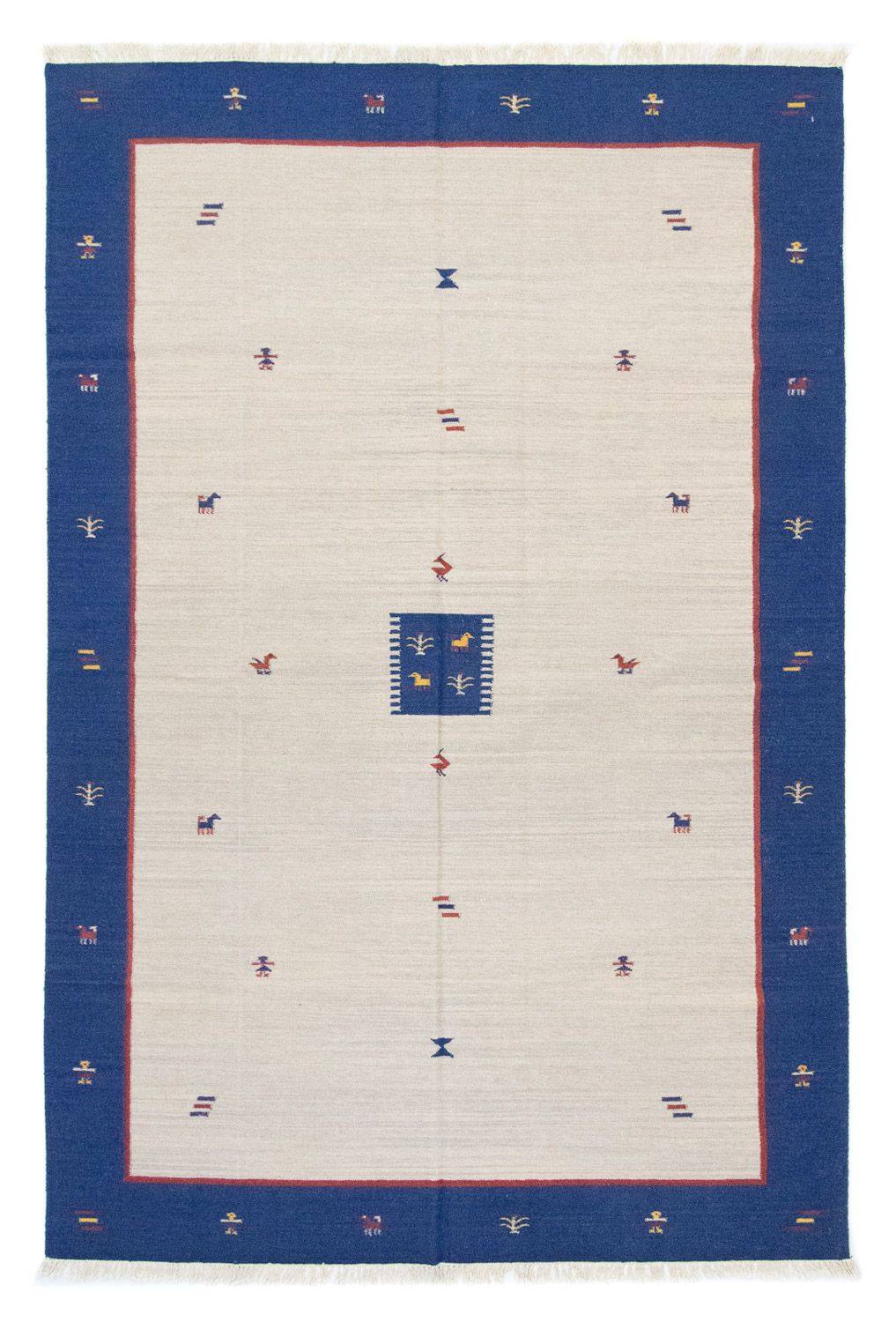 Kelim Teppich - Trendy 300 x 200 cm - beige