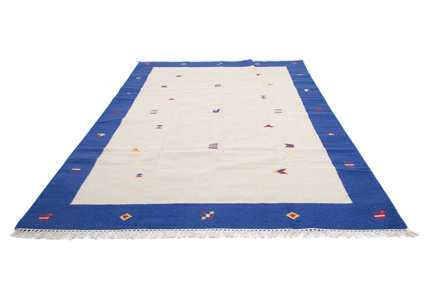 Kelim Teppich - Trendy 300 x 200 cm - beige