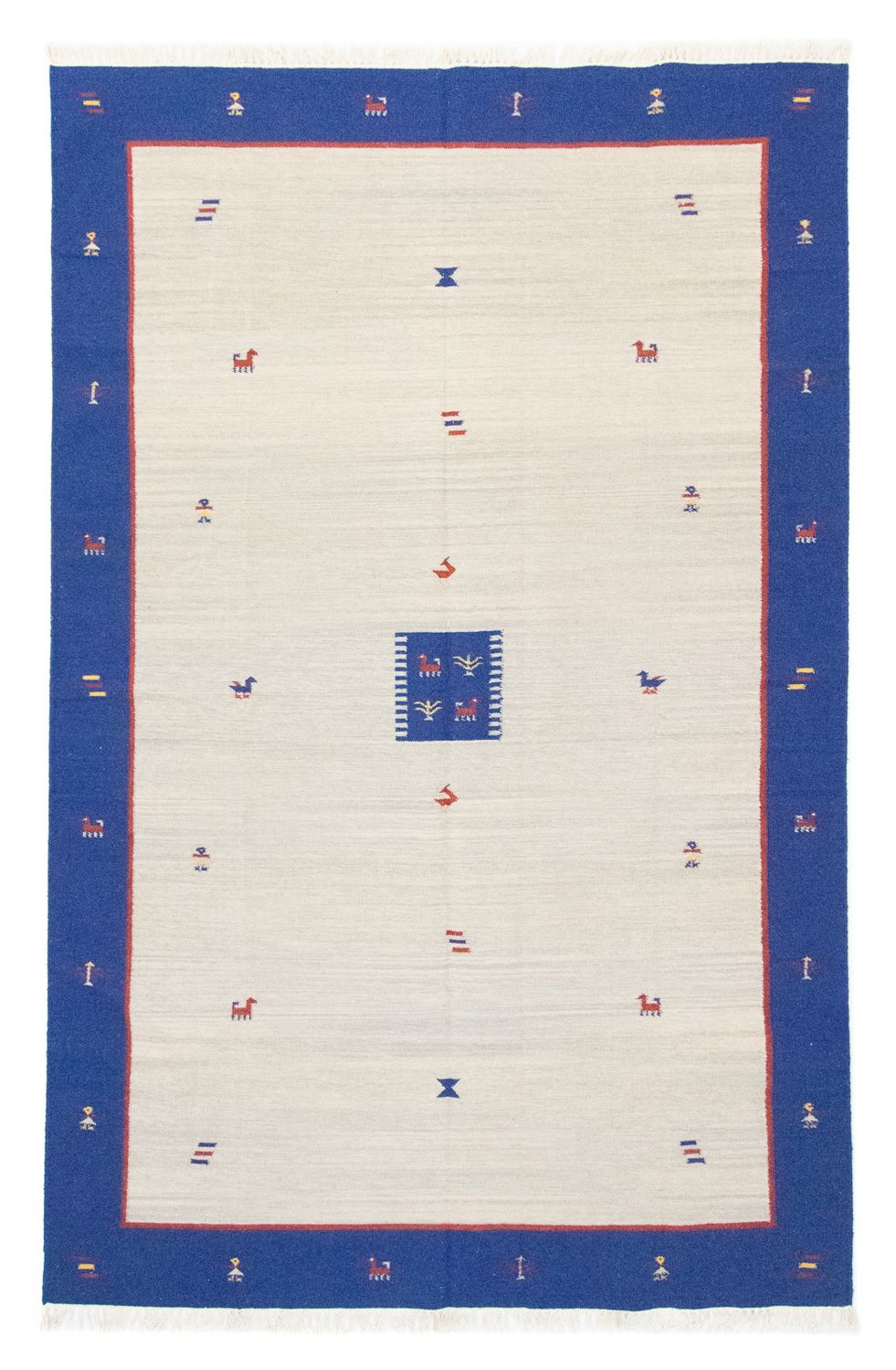 Kelim Teppich - Trendy 300 x 200 cm - beige