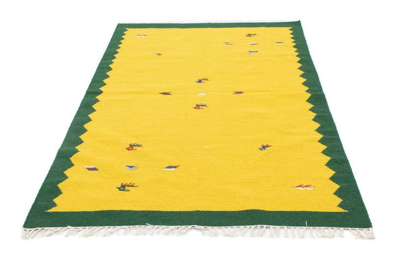 Kelim Teppich - Trendy 180 x 120 cm - gelb