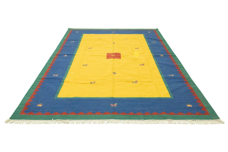 Kelim Teppich - Trendy 300 x 200 cm - gelb