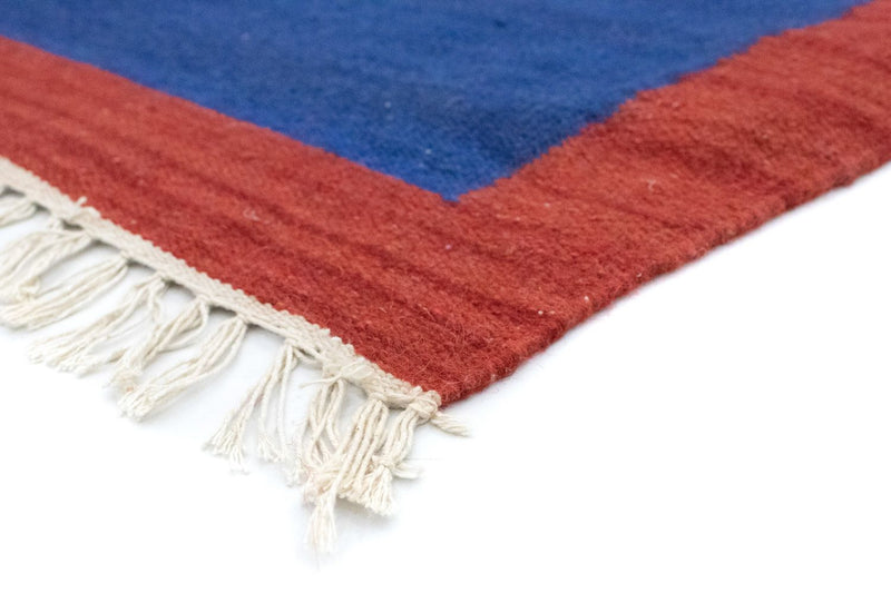Kelim Teppich - Trendy 180 x 120 cm - blau
