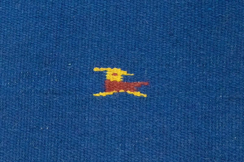 Kelim Teppich - Trendy 180 x 120 cm - blau