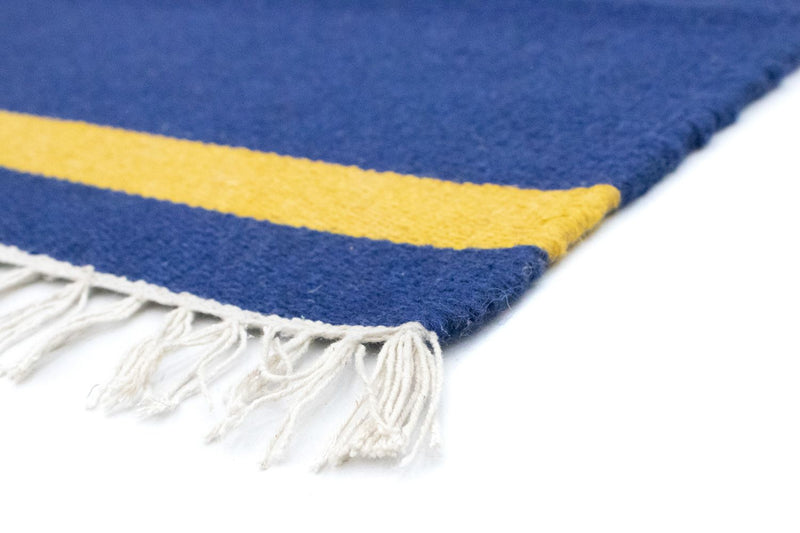 Kelim Teppich - Trendy 180 x 120 cm - blau