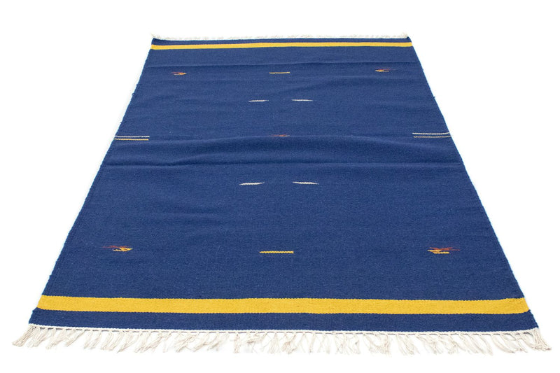 Kelim Teppich - Trendy 180 x 120 cm - blau