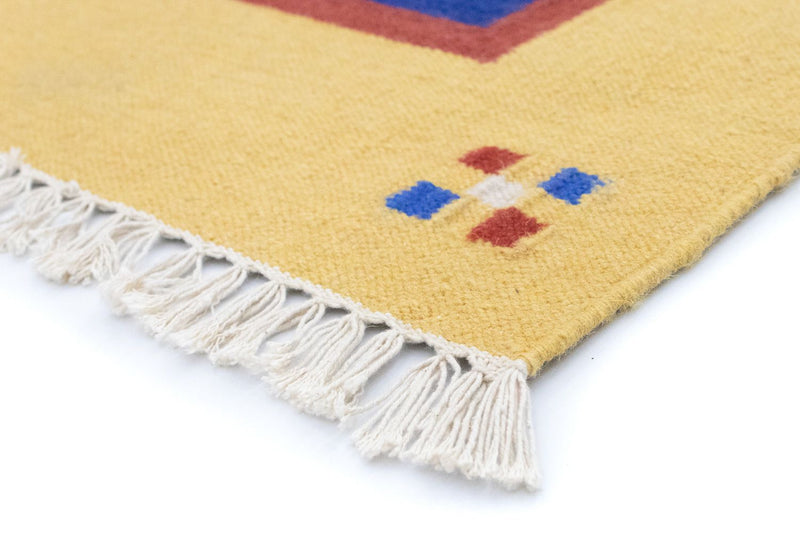 Kelim Teppich - Trendy 200 x 140 cm - blau
