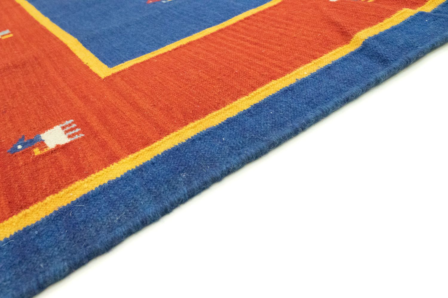 Kelim Teppich - Trendy 300 x 200 cm - blau