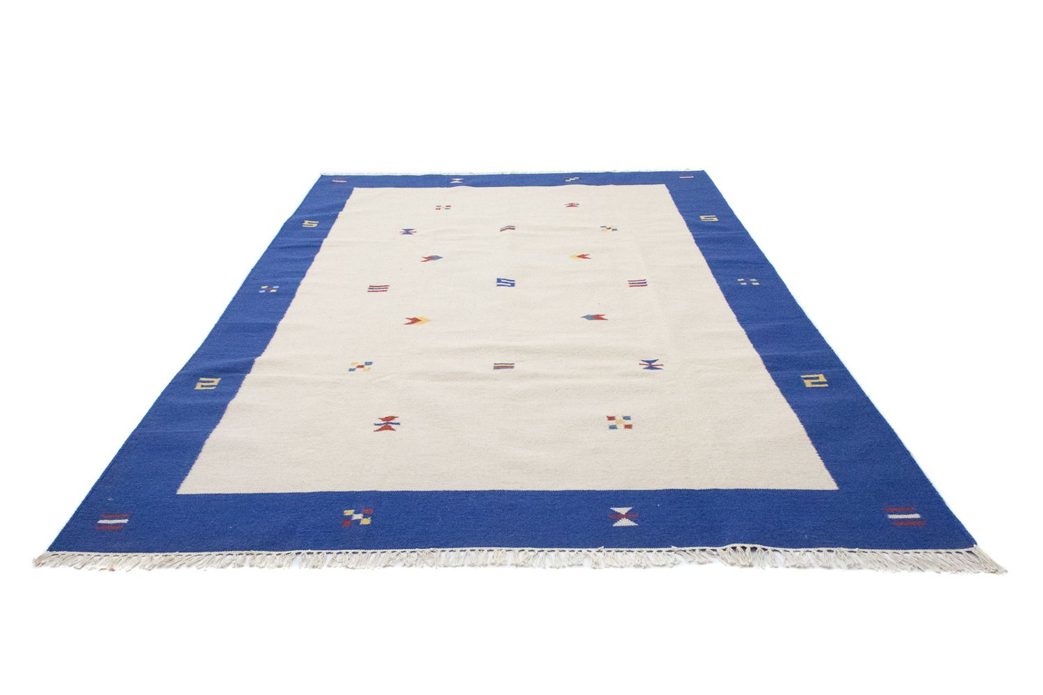 Kelim Teppich - Trendy 300 x 200 cm - beige