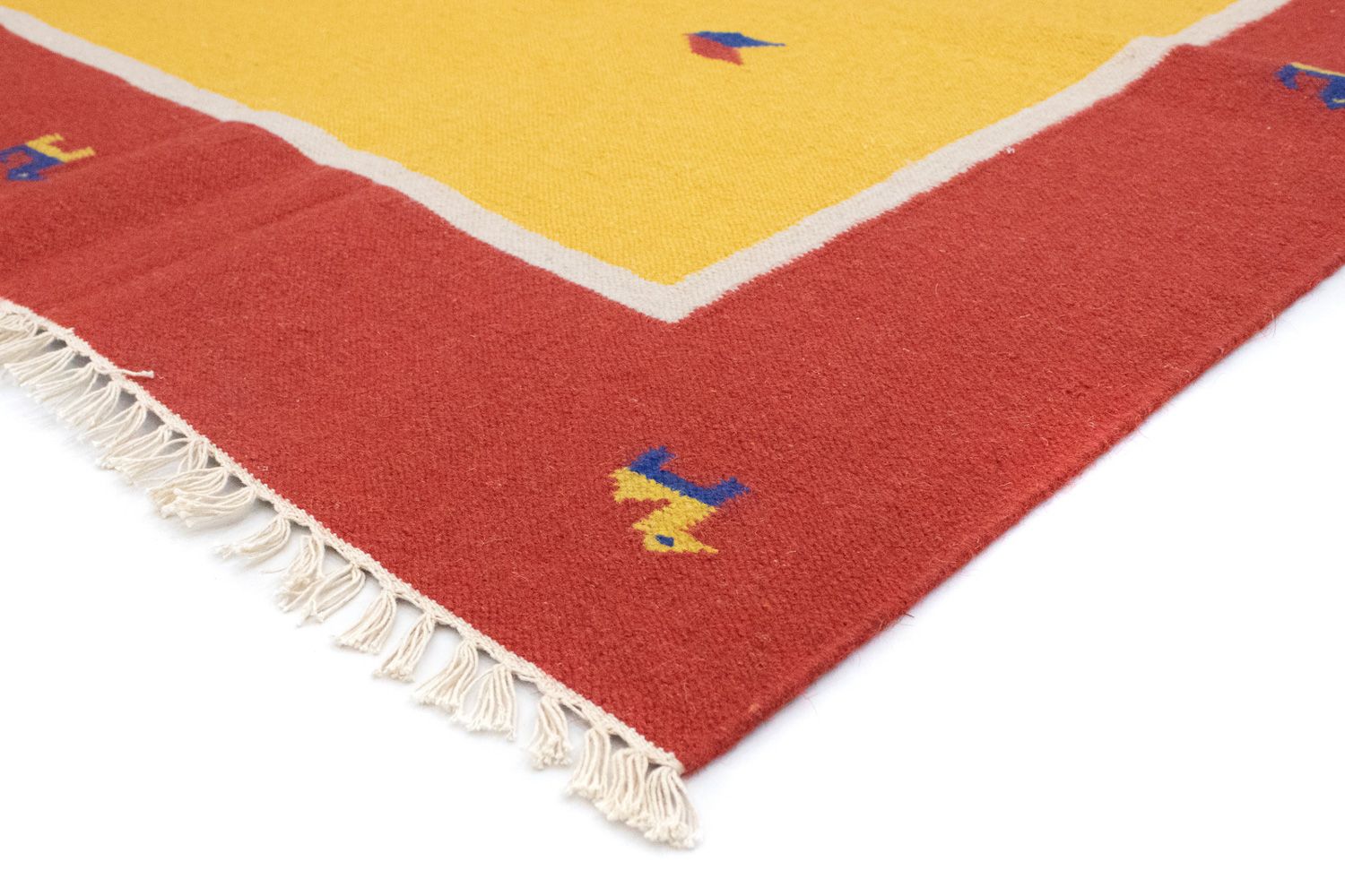 Kelim Teppich - Trendy 300 x 200 cm - gelb