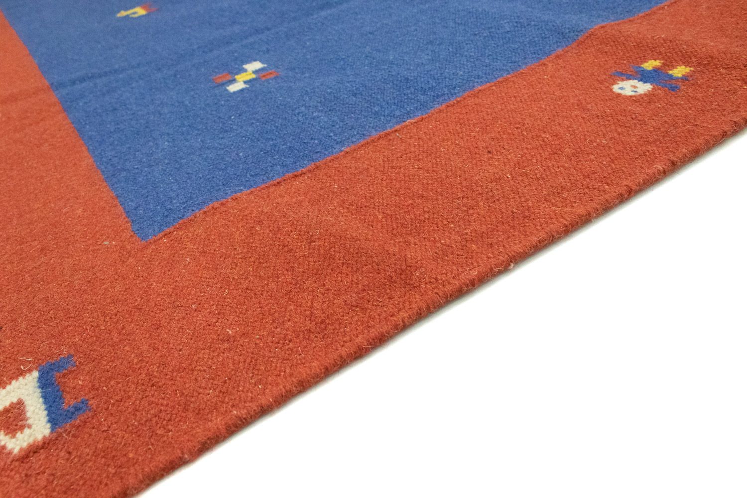 Kelim Teppich - Trendy 300 x 200 cm - blau