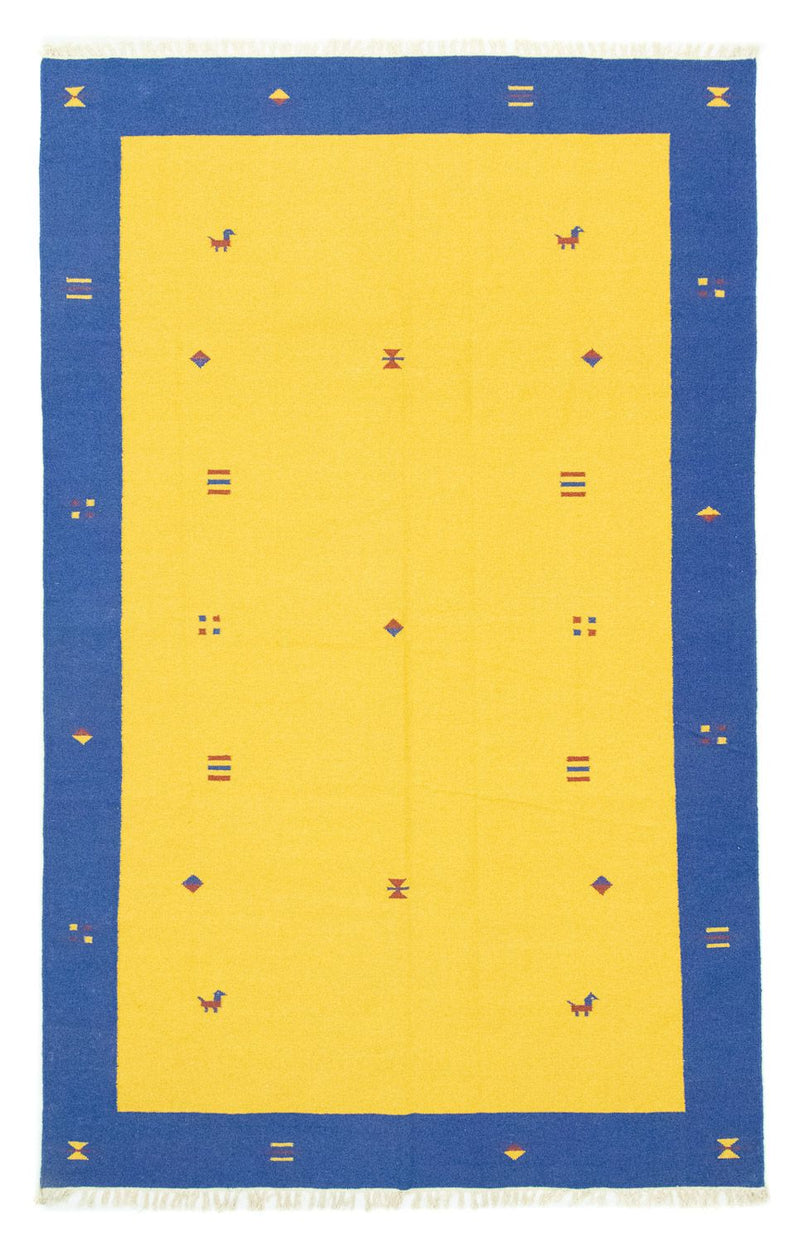 Kelim Teppich - Trendy 300 x 200 cm - gelb