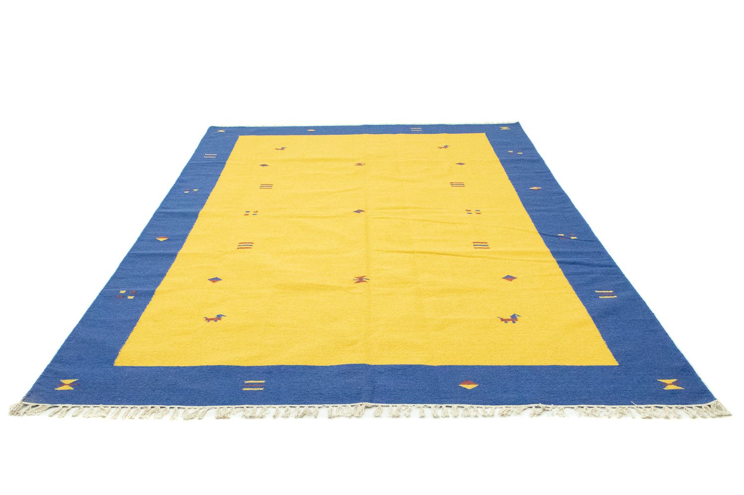 Kelim Teppich - Trendy 300 x 200 cm - gelb