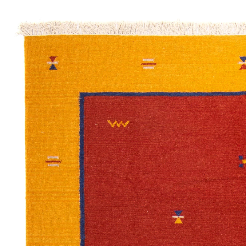 Kelim Teppich - Trendy 240 x 170 cm - dunkelrot
