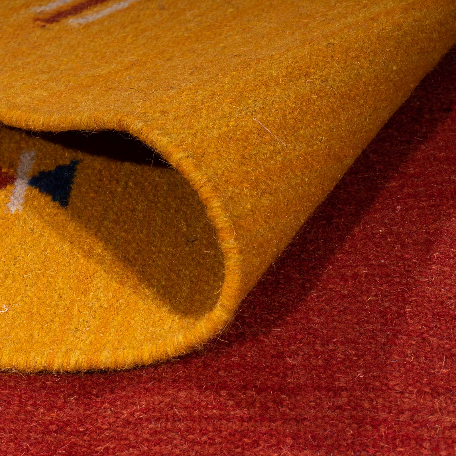 Kelim Teppich - Trendy 240 x 170 cm - dunkelrot
