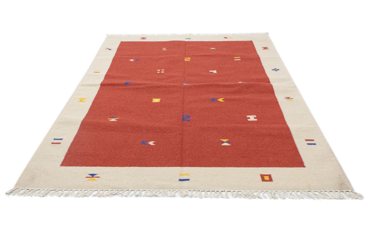 Kelim Teppich - Trendy 240 x 170 cm - rost
