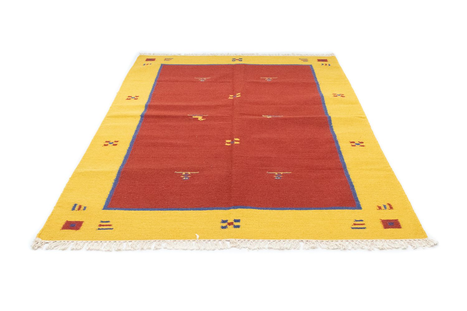 Kelim Teppich - Trendy 200 x 140 cm - rot