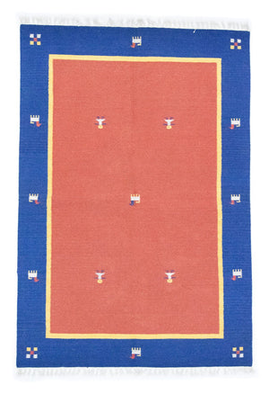 Kelim Teppich - Trendy 200 x 140 cm - orange