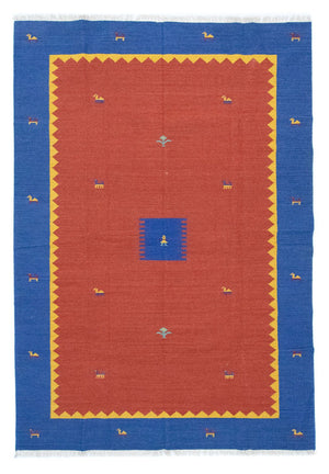 Kelim Teppich - Trendy 300 x 200 cm - orange