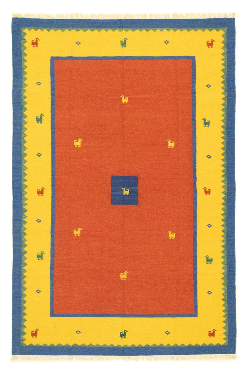 Kelim Teppich - Trendy 300 x 200 cm - orange