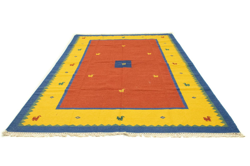 Kelim Teppich - Trendy 300 x 200 cm - orange