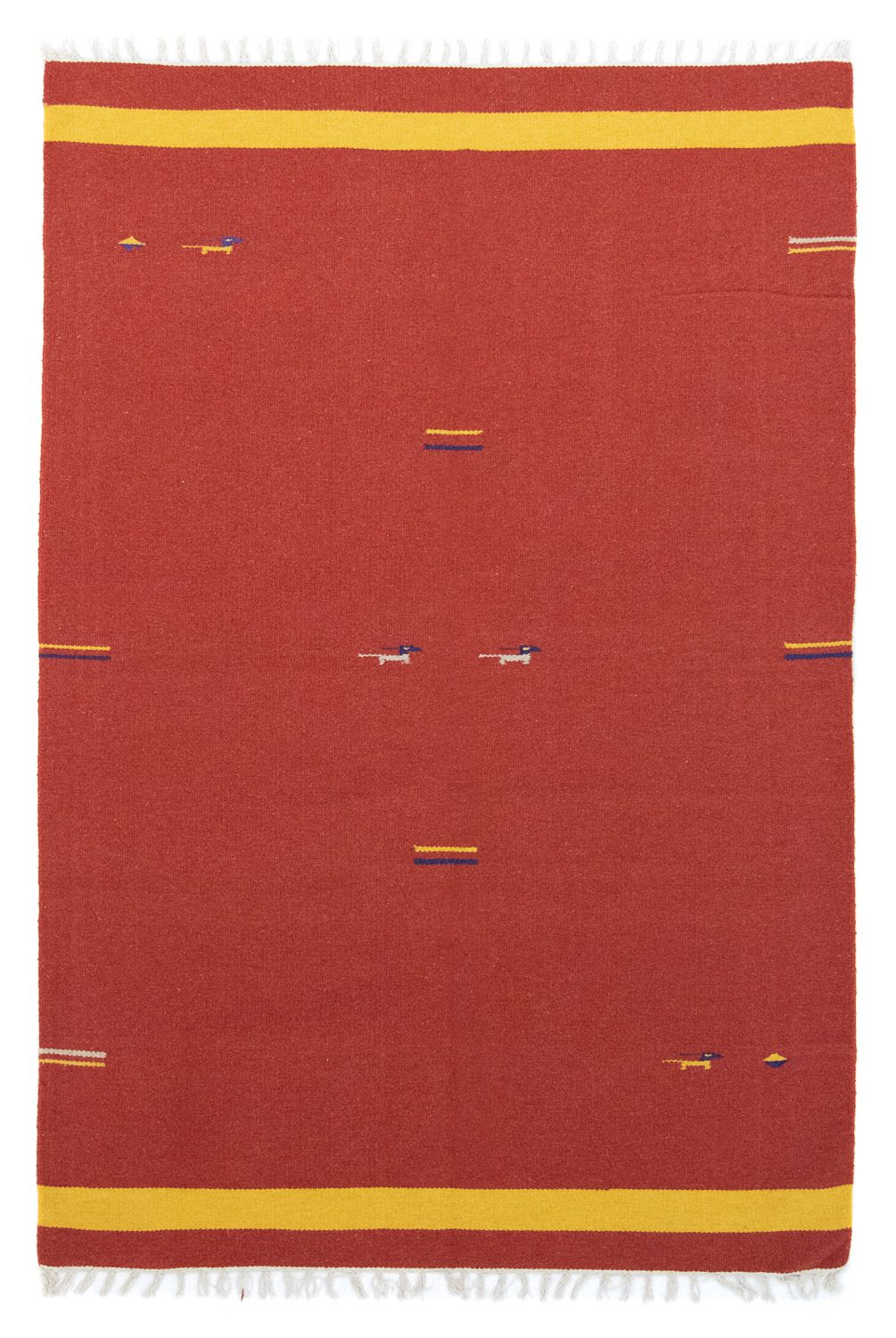 Kelim Teppich - Trendy 200 x 140 cm - rot