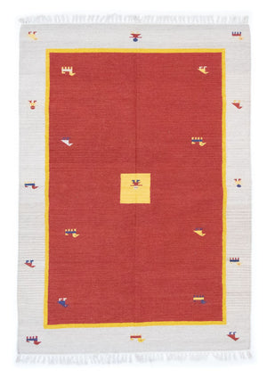 Kelim Teppich - Trendy 200 x 140 cm - rot