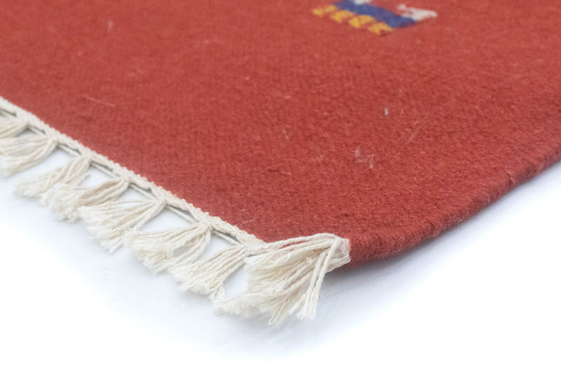 Kelim Teppich - Trendy 200 x 140 cm - rot