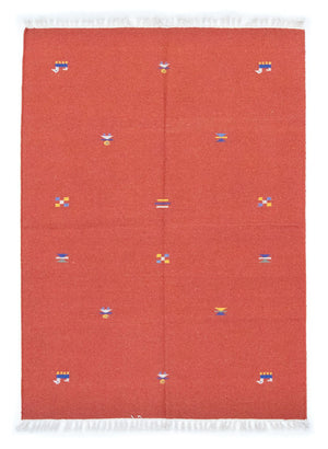 Kelim Teppich - Trendy 200 x 140 cm - orange