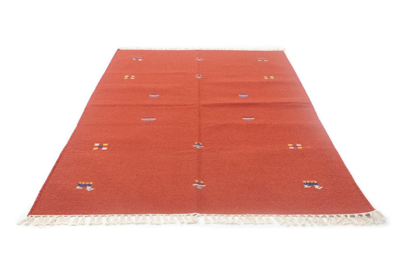 Kelim Teppich - Trendy 200 x 140 cm - rot