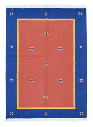Kelim Teppich - Trendy 200 x 140 cm - rot