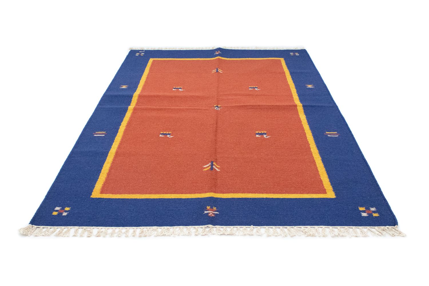 Kelim Teppich - Trendy 200 x 140 cm - rot