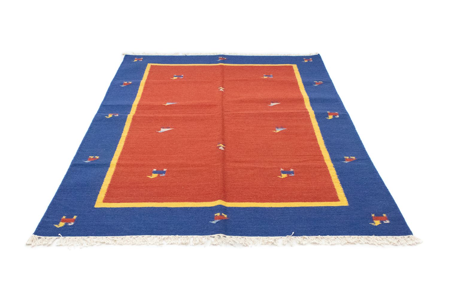 Kelim Teppich - Trendy 200 x 140 cm - rot