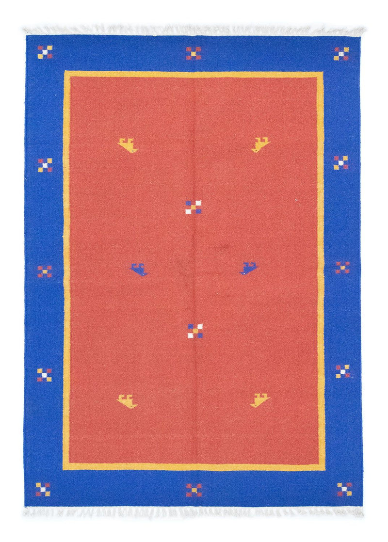 Kelim Teppich - Trendy 200 x 140 cm - orange